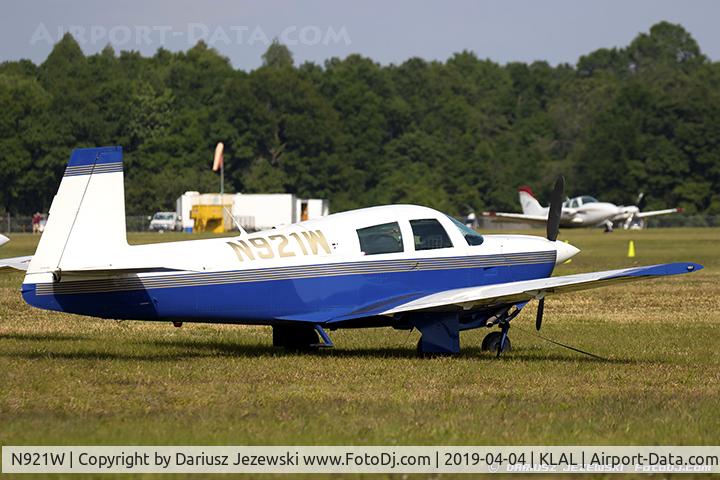 N921W, 1964 Mooney M20C Ranger C/N 2878, Mooney M20C Ranger  C/N 2878, N921W