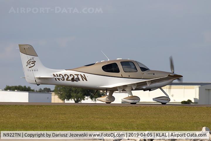 N922TN, 2007 Cirrus SR22 G3 GTS  X Turbo C/N 2529, Cirrus SR22  C/N 2529, N922TN
