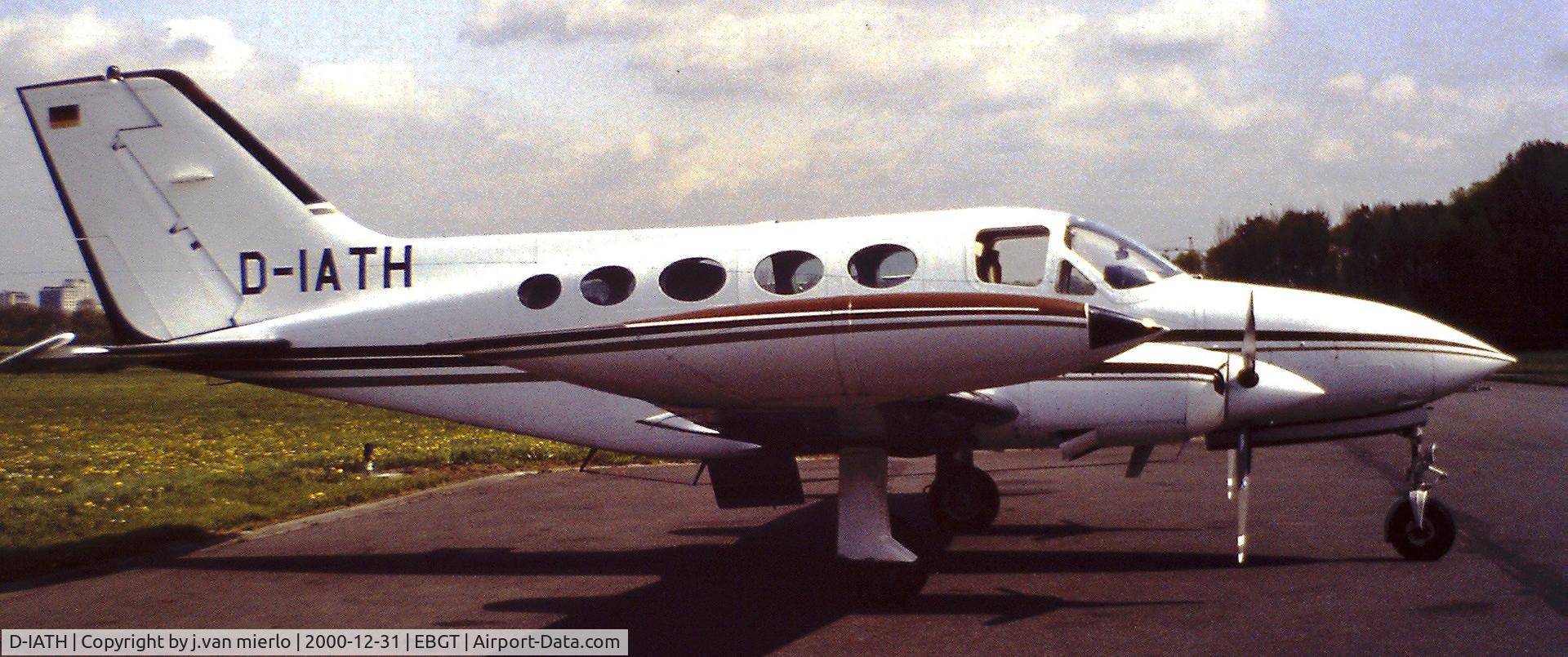 D-IATH, 1977 Cessna 414 Chancellor C/N 414-0914, Ghent, Belgium '80s