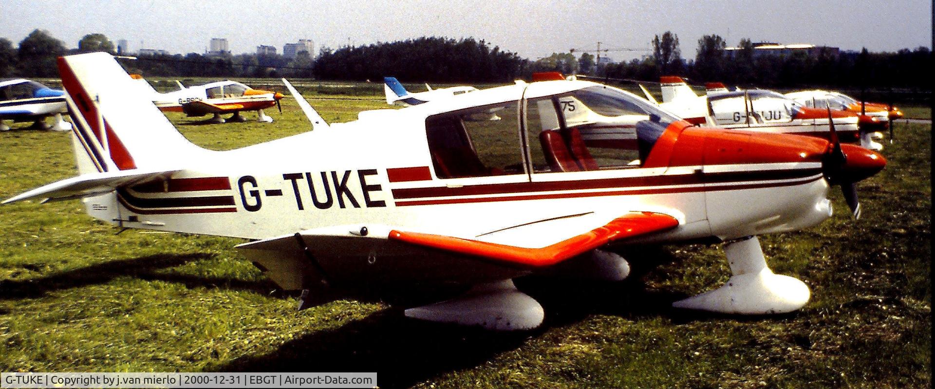 G-TUKE, 1981 Robin DR-400-160 Chevalier C/N 1542, Ghent, Belgium '80s