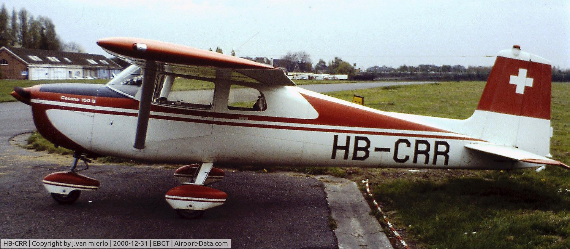 HB-CRR, 1962 Cessna 150B C/N 15059485, Ghent, Belgium'80s
