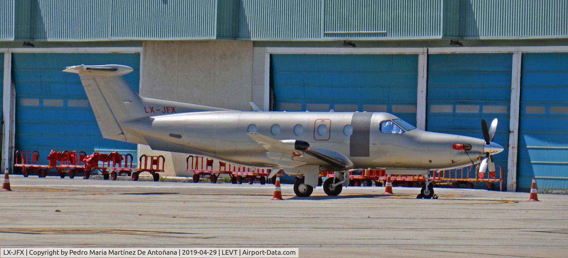 LX-JFX, 2014 Pilatus PC-12/47E C/N 1510, Foronda - Vitoria-Gasteiz - Euskadi - España