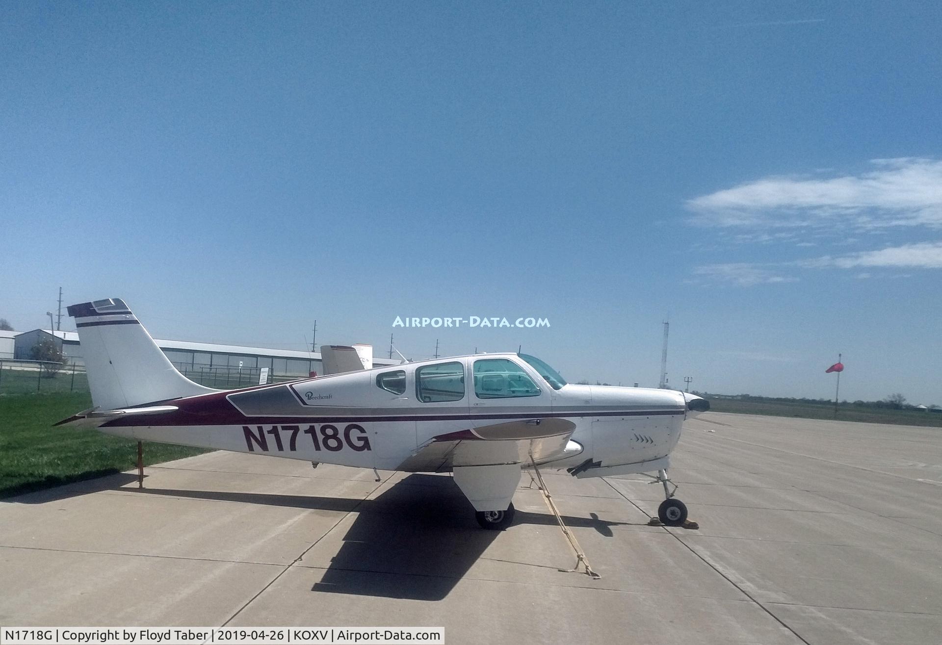 N1718G, 1962 Beech 35-B33 Debonair C/N CD-481, Former Congressman Leonard Boswell's Aircraft