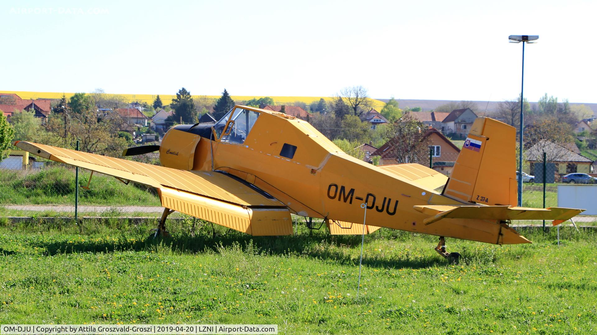 OM-DJU, Zlin Z-37A Cmelak C/N 18-05, LZNI - Nitra Airport, Slovakia