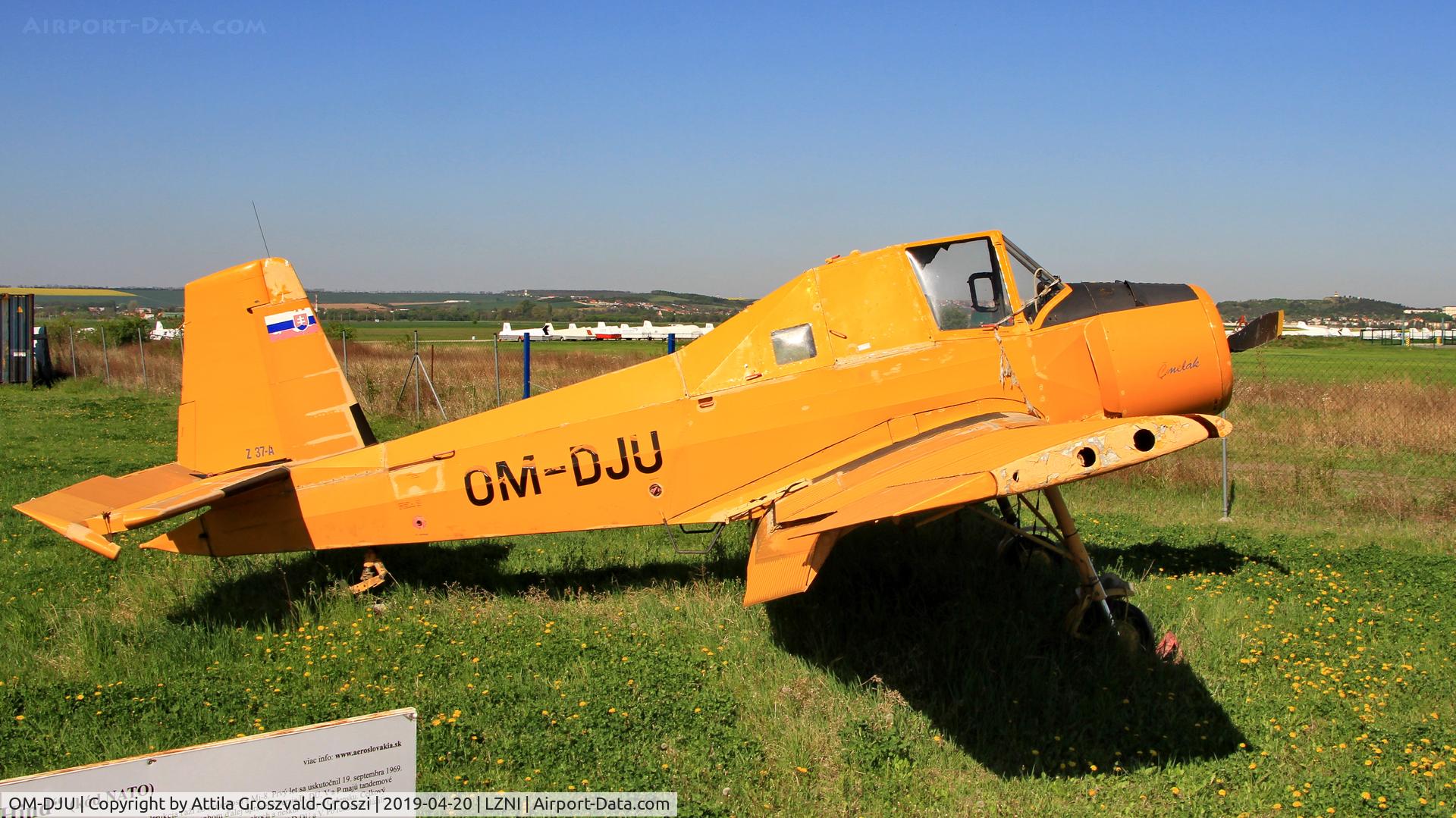 OM-DJU, Zlin Z-37A Cmelak C/N 18-05, LZNI - Nitra Airport, Slovakia