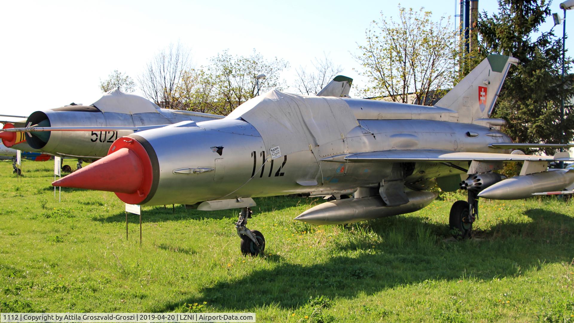 1112, Mikoyan-Gurevich MiG-21MA C/N 961112, LZNI - Nitra Airport, Slovakia