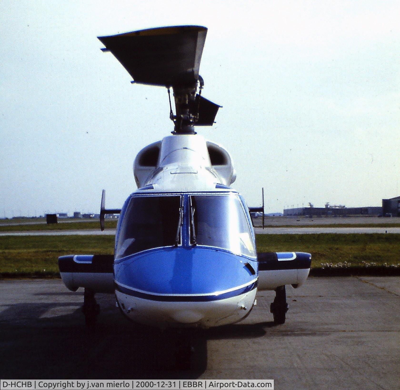 D-HCHB, Bell 222 C/N 47025, Brussels G.A.T. '80s