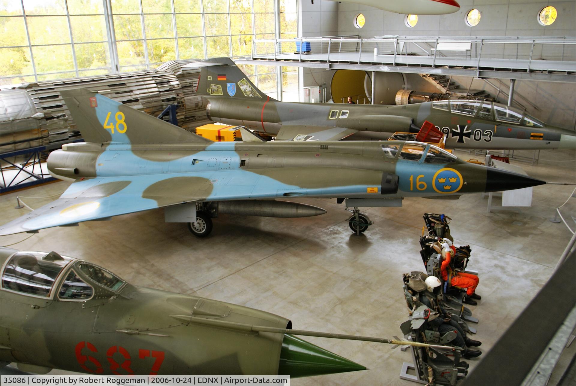 35086, Saab J-35A Draken C/N 35-086, OBERSCHLEISSHEIM.DEUTSCHES MUSEUM.48.