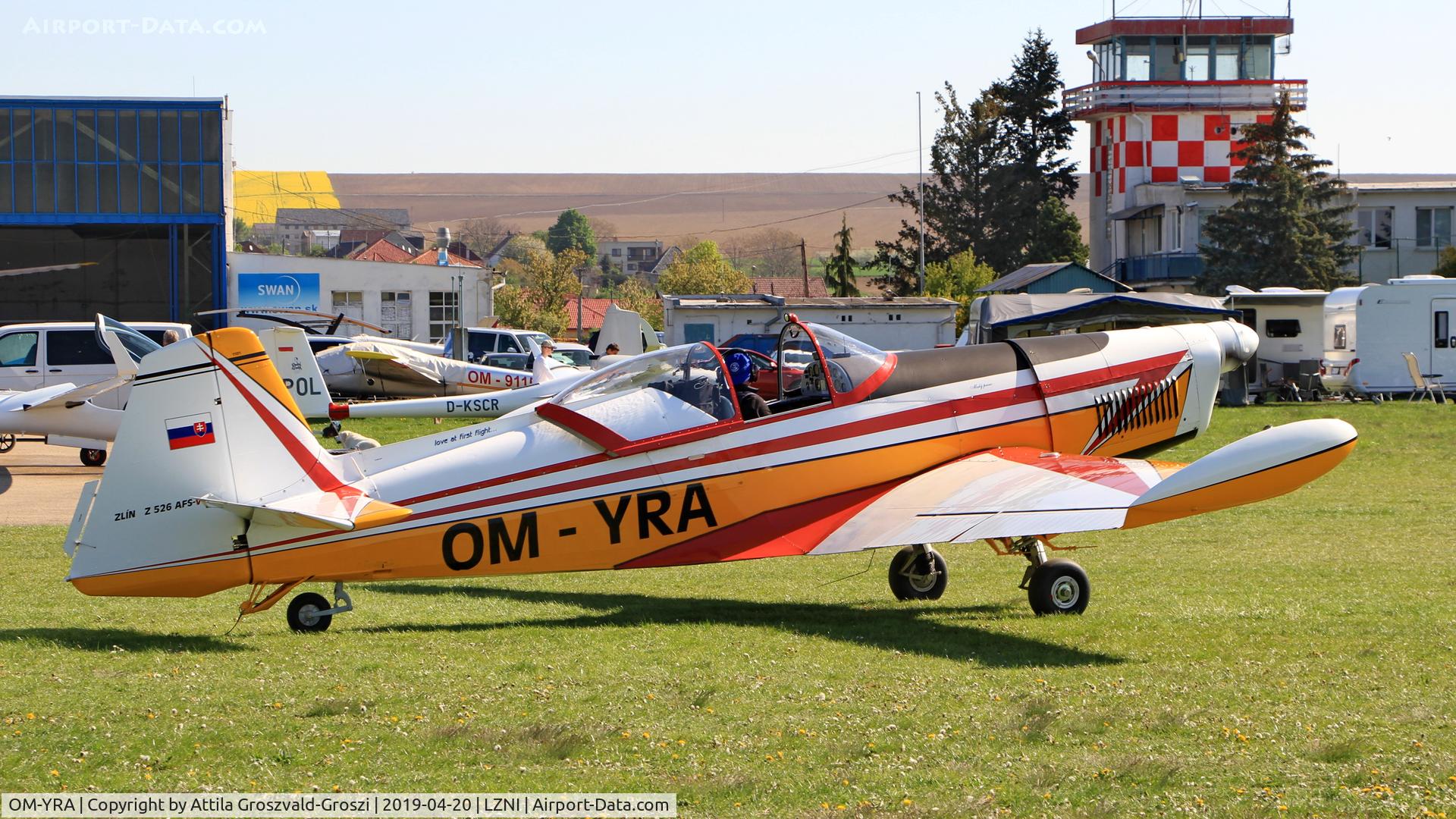 OM-YRA, 1970 Zlin Z-526AFS-V C/N 1101, LZNI - Nitra Airport, Slovakia - Pribina Cup 2019