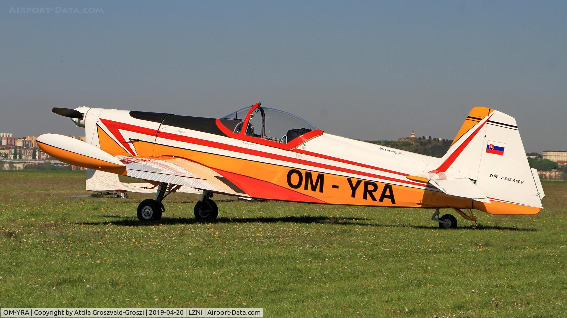 OM-YRA, 1970 Zlin Z-526AFS-V C/N 1101, LZNI - Nitra Airport, Slovakia - Pribina Cup 2019