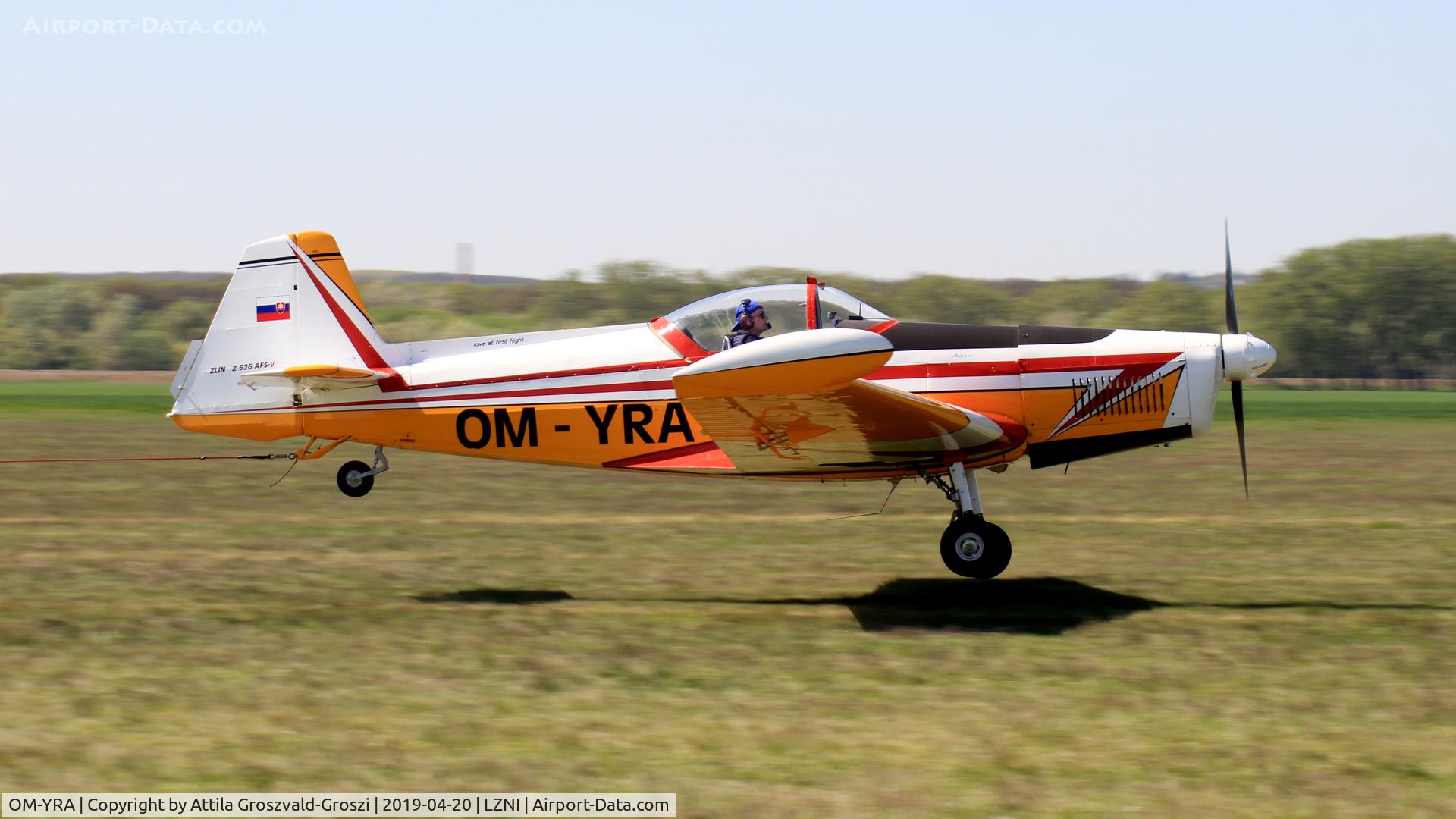 OM-YRA, 1970 Zlin Z-526AFS-V C/N 1101, LZNI - Nitra Airport, Slovakia - Pribina Cup 2019