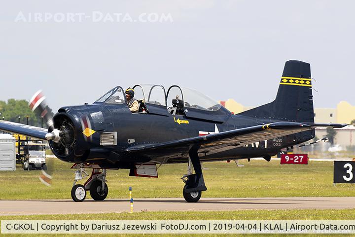 N122DM, 1979 Piper PA-32RT-300T Turbo Lance II C/N 32R-7987093, North American T-28C Trojan  C/N 146260, C-GKOL
