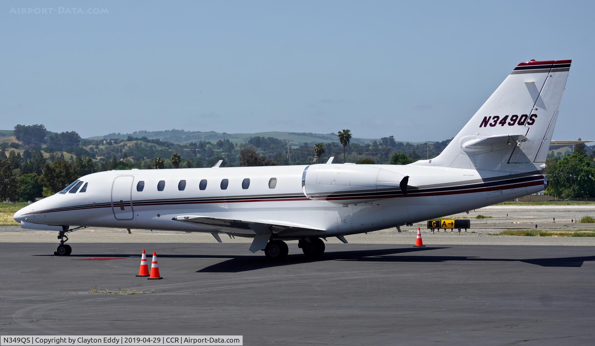 N349QS, 2005 Cessna 680 Citation Sovereign C/N 680-0029, Buchanan Field Concord California 2019.