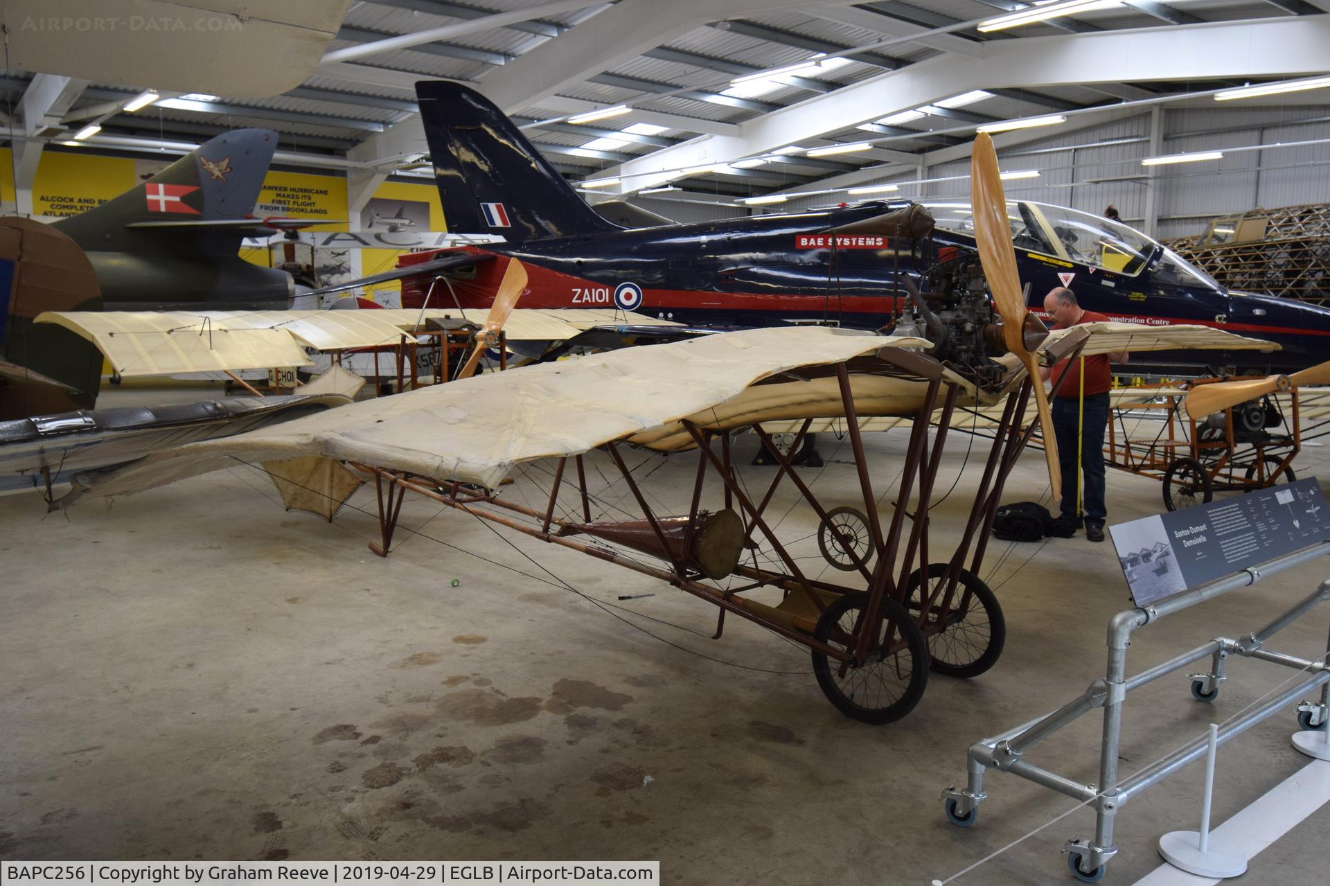 BAPC256, Santos-Dumont XX Demoiselle Replica C/N BAPC.256, On display at the Brooklands Museum.