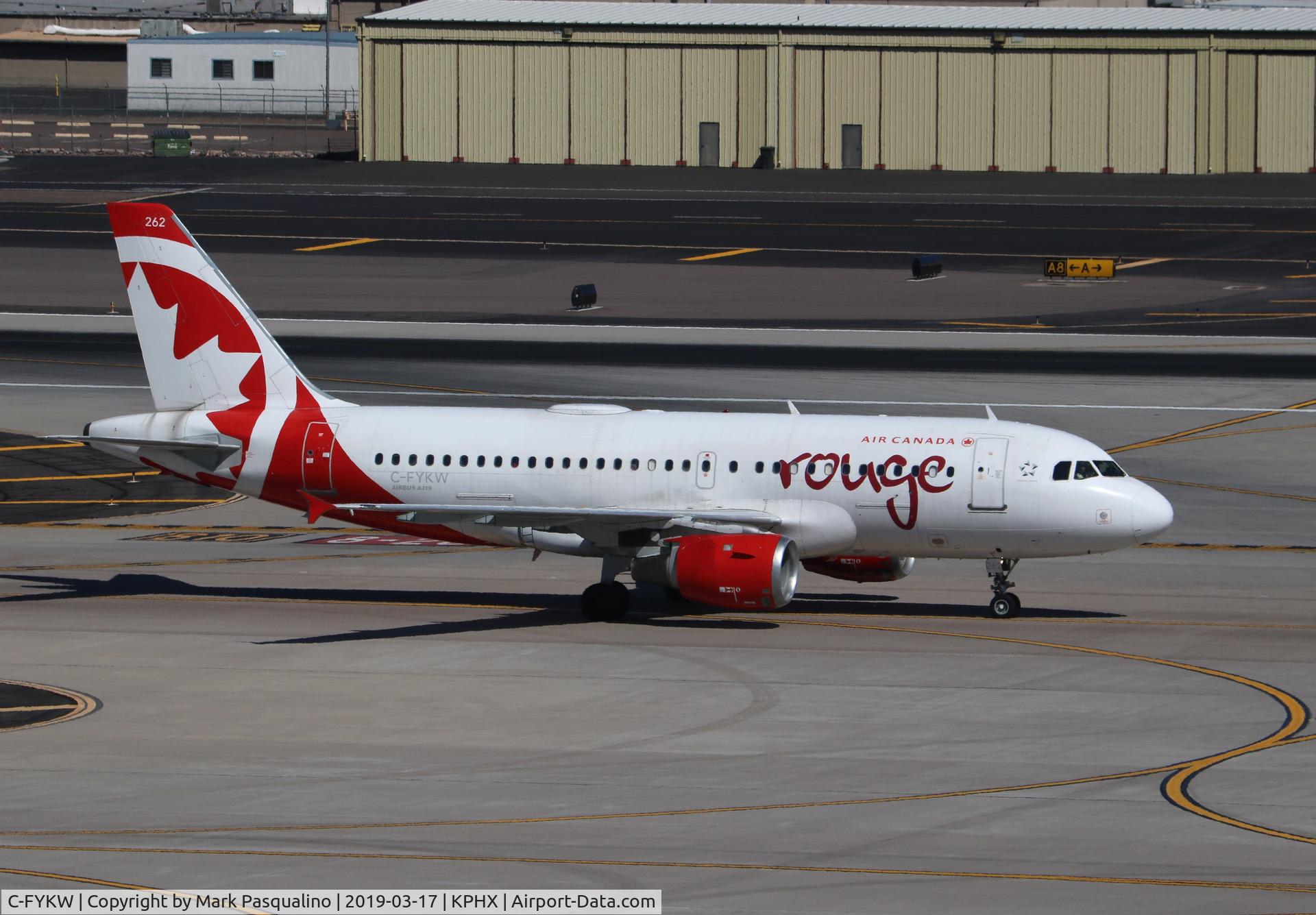 C-FYKW, 1997 Airbus A319-114 C/N 695, Airbus A319-114