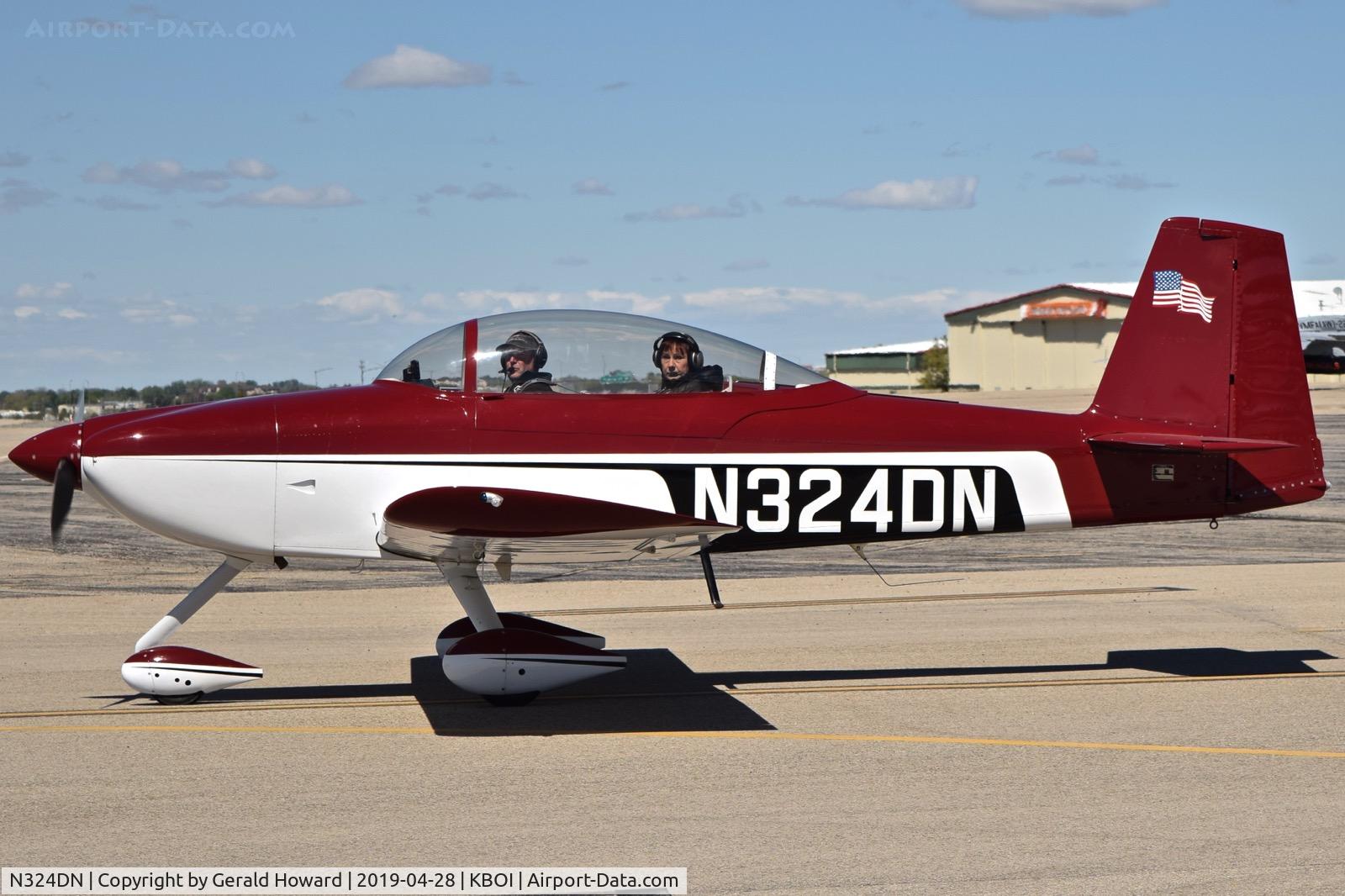 N324DN, 2003 Vans RV-8A C/N 80820-001, Taxiing to Alpha.