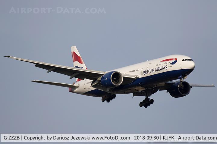G-ZZZB, 1995 Boeing 777-236 C/N 27106, Boeing 777-236 - British Airways  C/N 27106, G-ZZZB