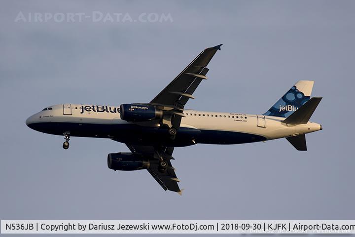 N536JB, 2002 Airbus A320-232 C/N 1784, Airbus A320-232 