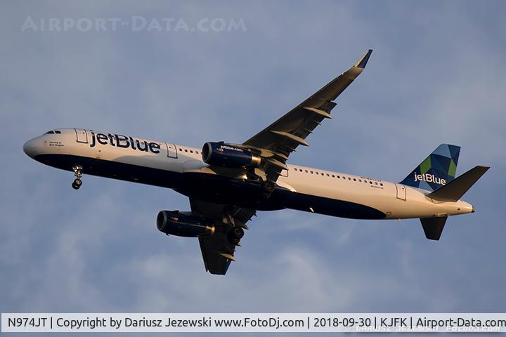 N974JT, 2016 Airbus A321-231 C/N 7448, Airbus A321-231  