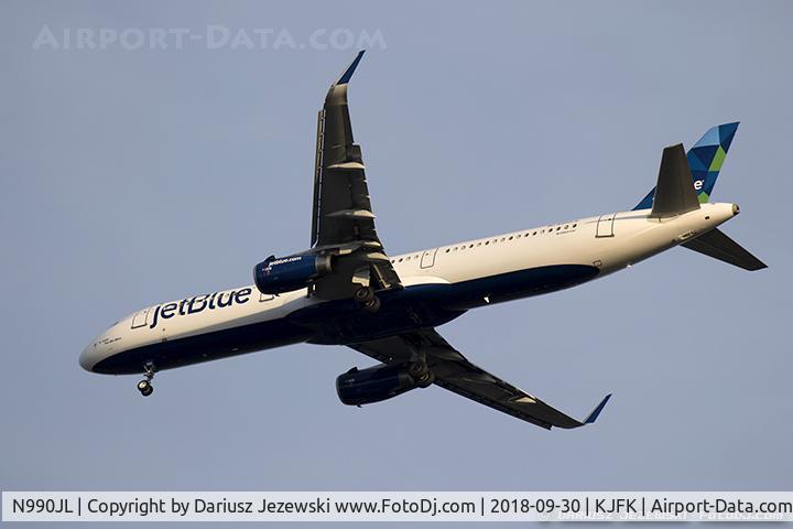 N990JL, 2017 Airbus A321-231 C/N 7993, Airbus A321-231(SL) 
