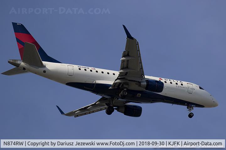 N874RW, 2006 Embraer 170SE (ERJ-170-100SE) C/N 17000148, Embraer 170SE (ERJ-170-100SE) - Delta Connection (Republic Airlines)   C/N 17000148, N874RW
