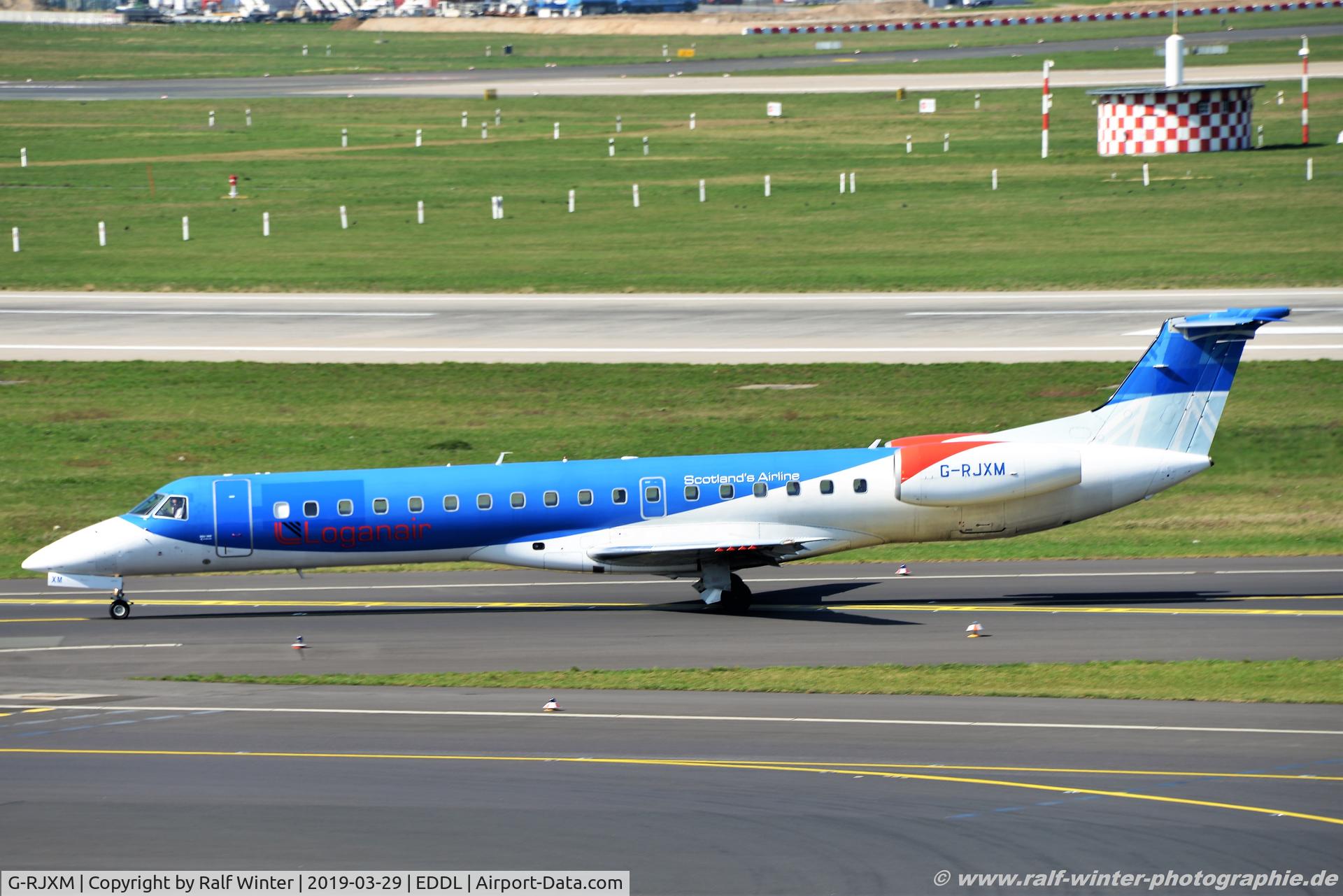 G-RJXM, 2000 Embraer ERJ-145MP (EMB-145MP) C/N 145216, Embraer ERJ-145MP - LC LOG Loganair - 145216 - G-RJXM - 29.03.2019 - DUS