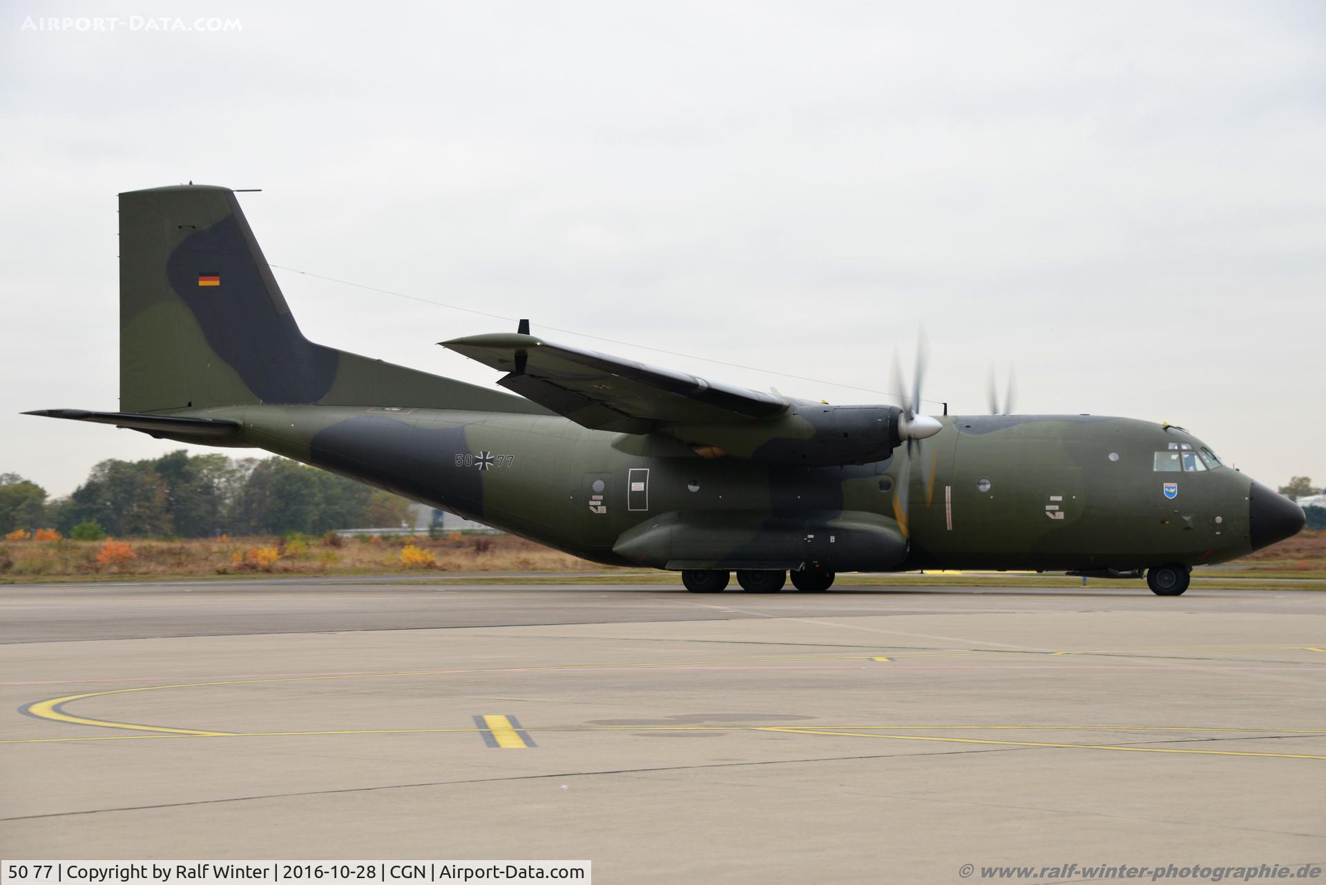 50 77, Transall C-160D C/N D114, Transall C-160D - GAF German Air Force 'LTG 62 Wunsdorf' - D114 - 50+77 - 28.10.2016 - CGN