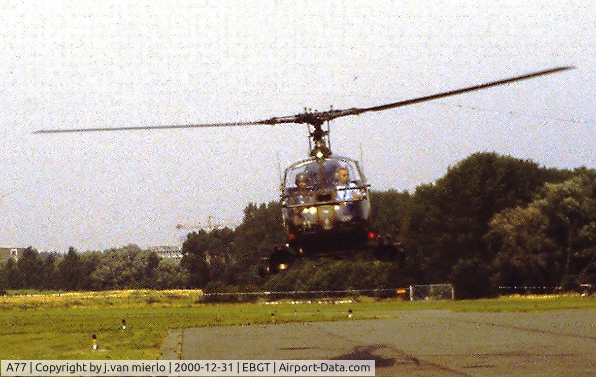 A77, Sud Aviation SA-318C Alouette II C/N 2124/730C-A200, Ghent