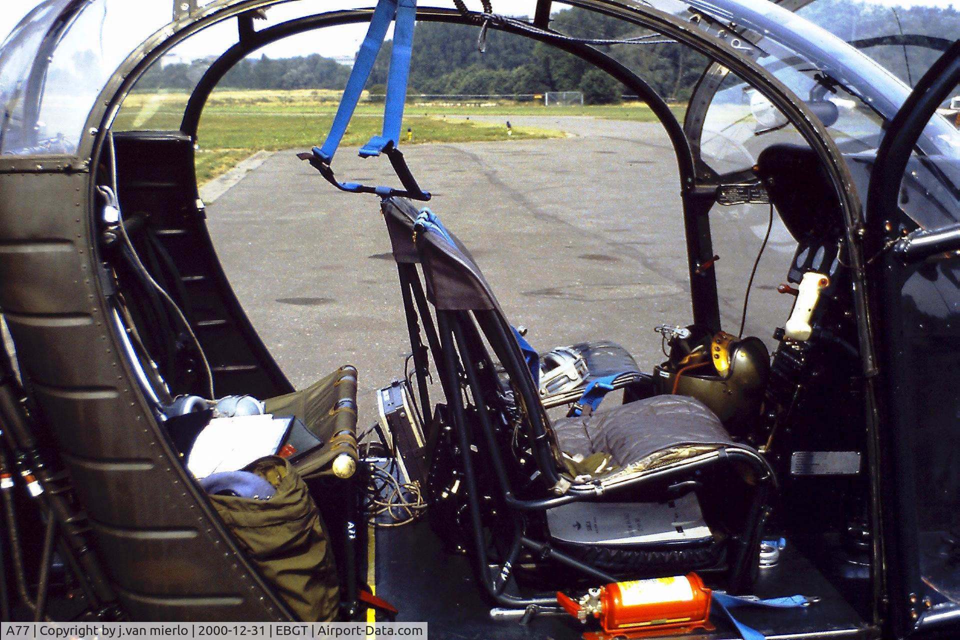 A77, Sud Aviation SA-318C Alouette II C/N 2124/730C-A200, Ghent