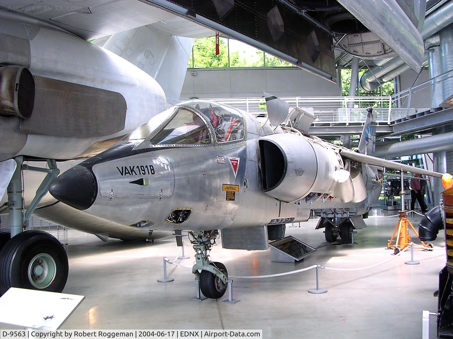 D-9563, 1970 VFW-Fokker VAK-191B C/N V1, OBERSCHLEISSHEIM.DEUTSCHES MUSEUM.