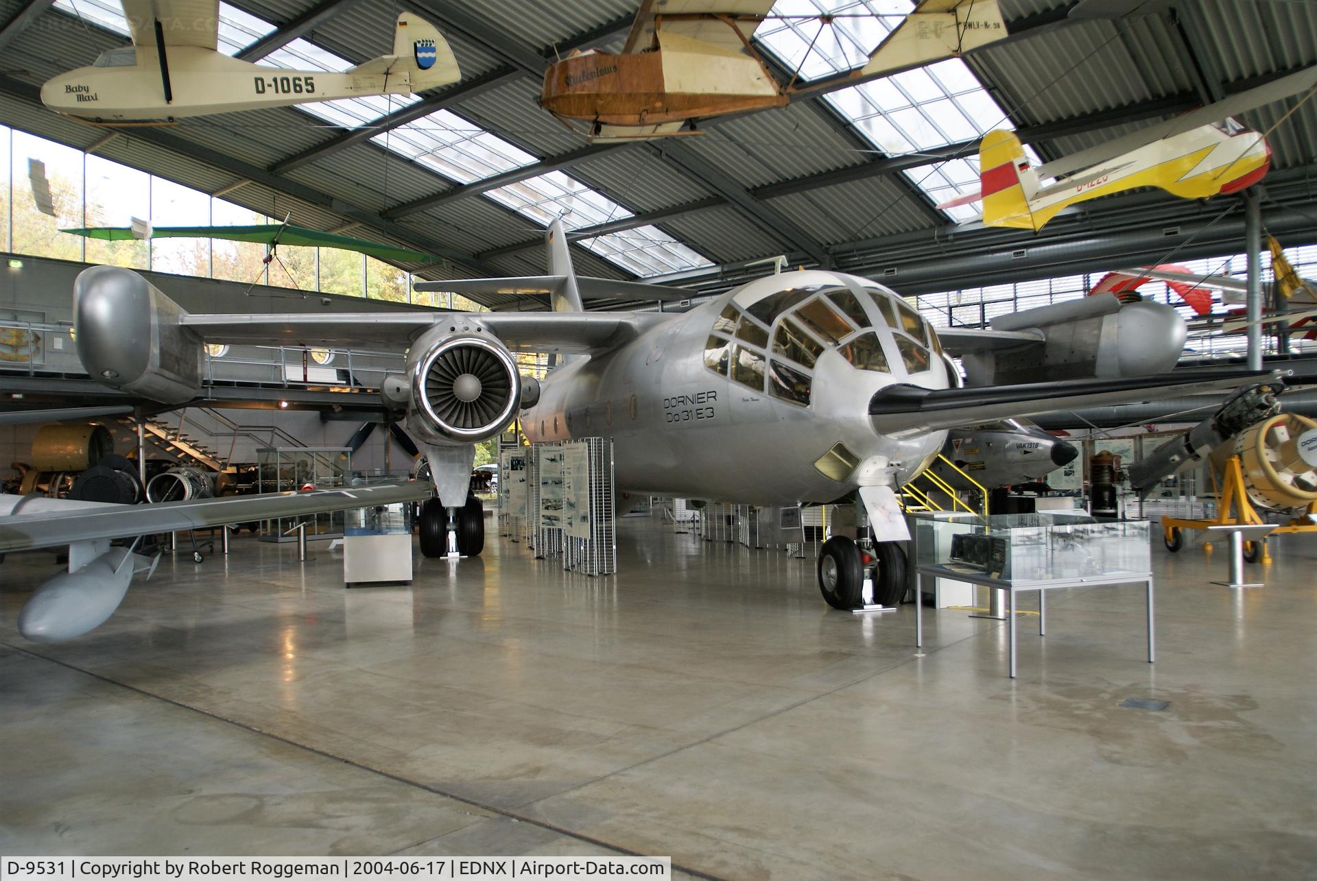 D-9531, 1967 Dornier Do-31 C/N E3, OBERSCHLEISSHEIM.DEUTSCHES MUSEUM.