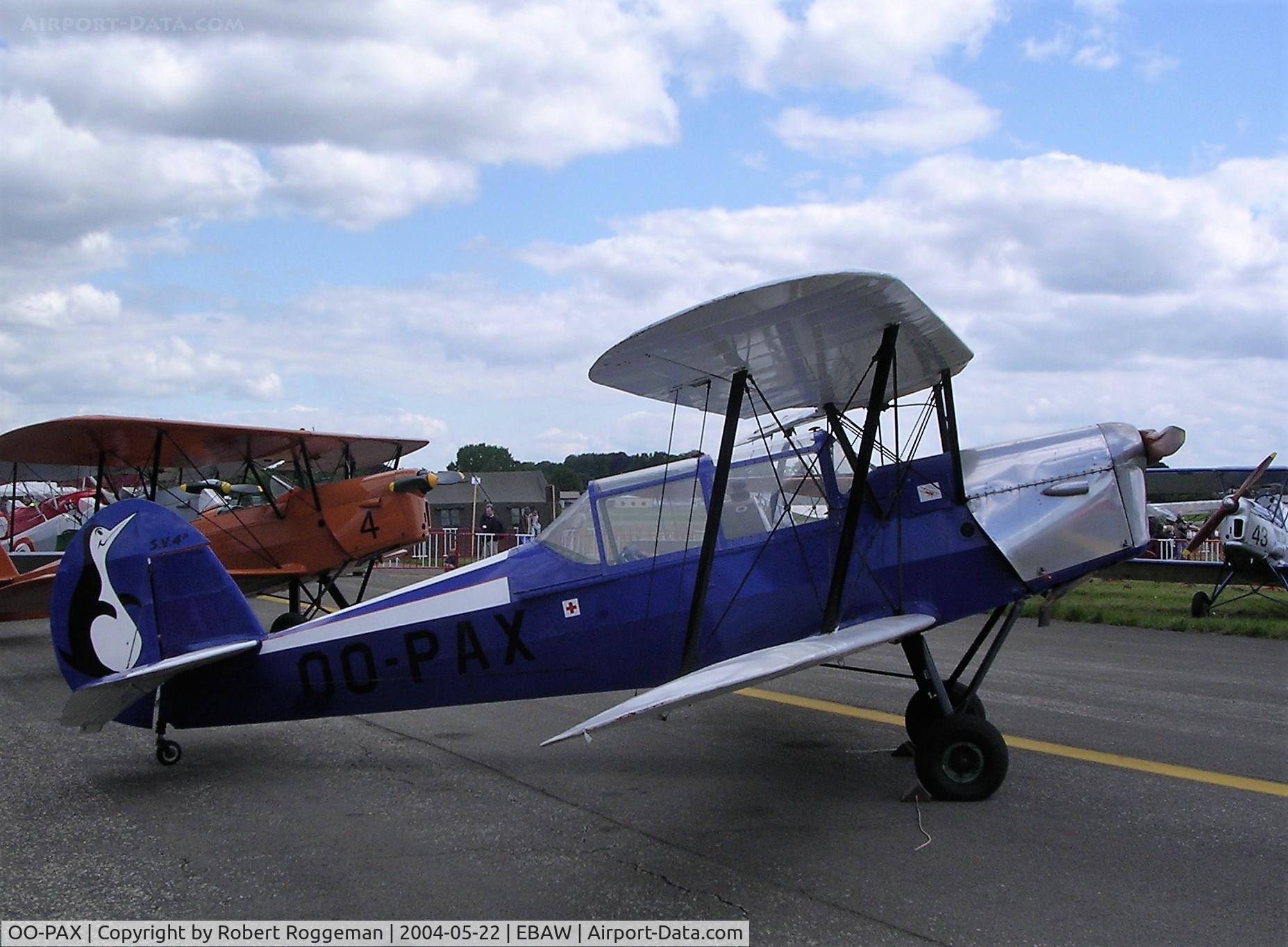 OO-PAX, 1948 Stampe-Vertongen SV-4B C/N 1147, STAMPE FLY IN.