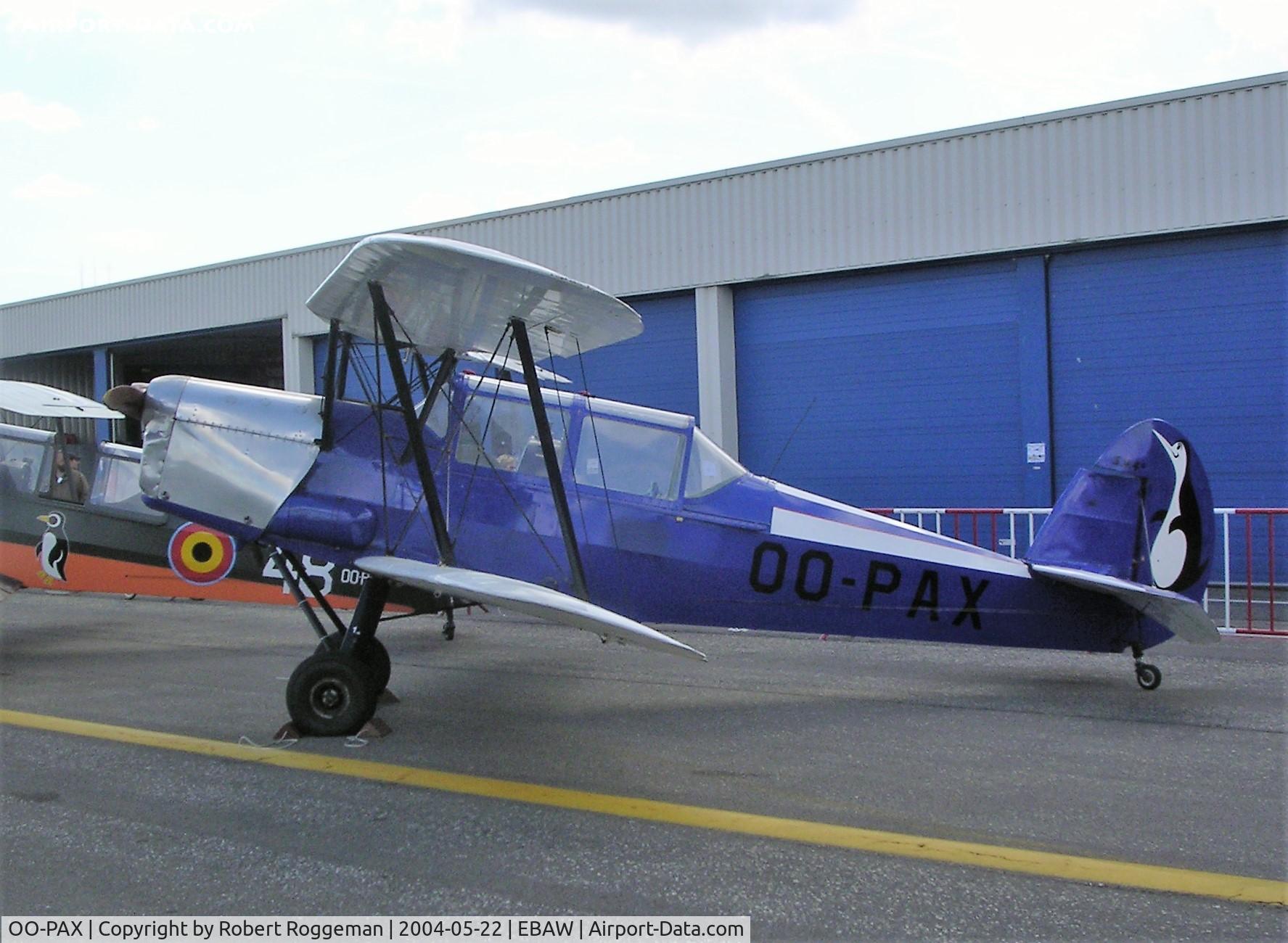 OO-PAX, 1948 Stampe-Vertongen SV-4B C/N 1147, STAMPE FLY IN.