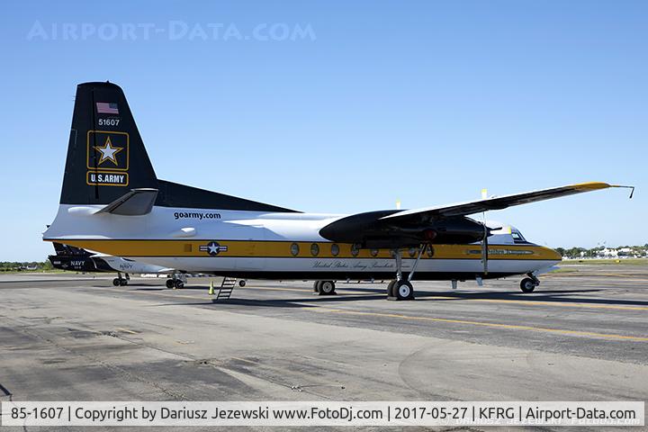 85-1607, 1983 Fokker C-31A (F27-400M) Troopship C/N 10653, C-31A Troopship (F-27-400M) 85-1607 from USAR