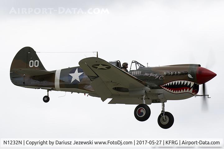 N1232N, 1943 Curtiss P-40N Warhawk C/N 27483, Curtiss P-40M Warhawk 