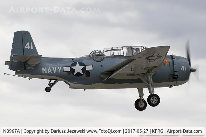 N3967A, 1945 Grumman TBM-3U Avenger C/N 53835, Grumman TBM-3U Avenger 