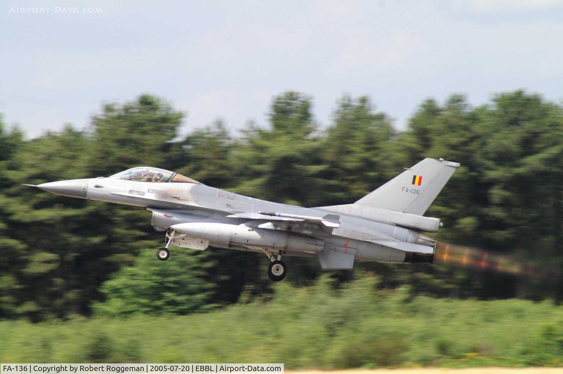 FA-136, SABCA F-16AM Fighting Falcon C/N 6H-136, SPOTTERSDAY.