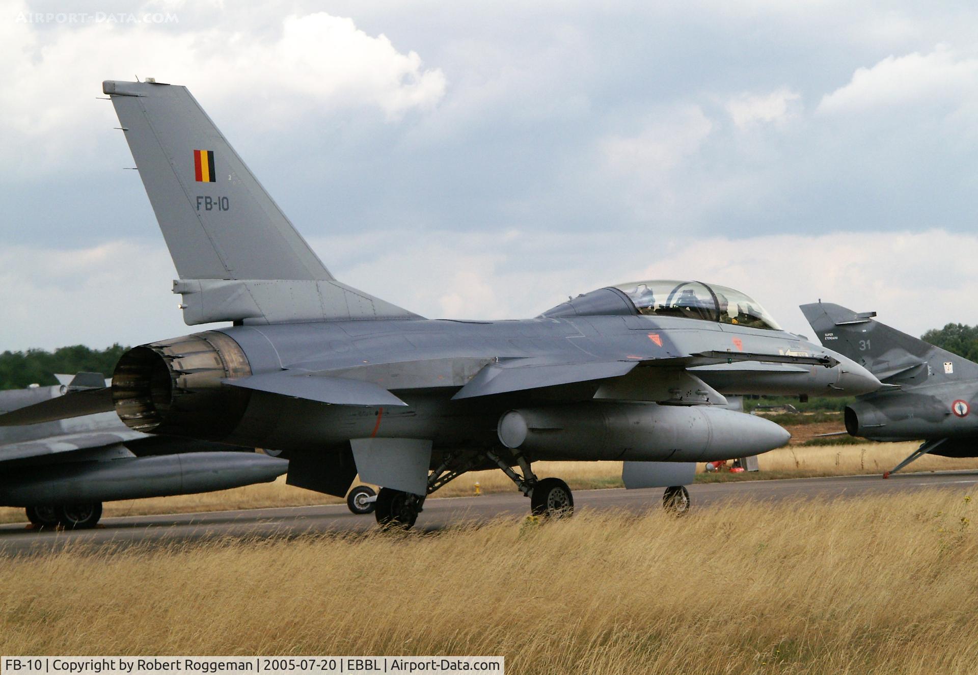 FB-10, General Dynamics F-16BM Fighting Falcon C/N 6J-10, SPOTTERSDAY.BAF.