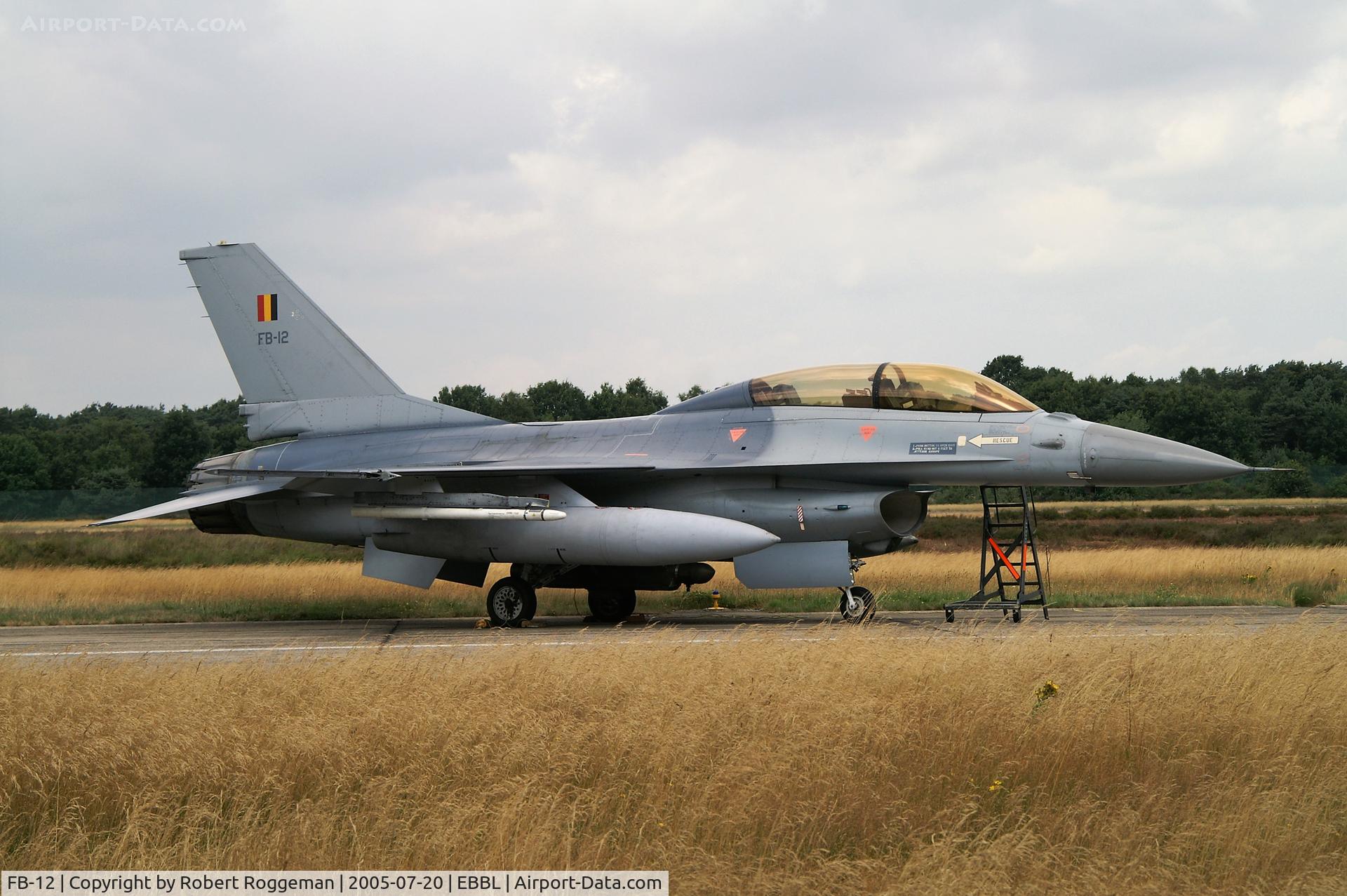 FB-12, 1982 SABCA F-16B Fighting Falcon C/N 6J-12, SPOTTERSDAY.
MLU.