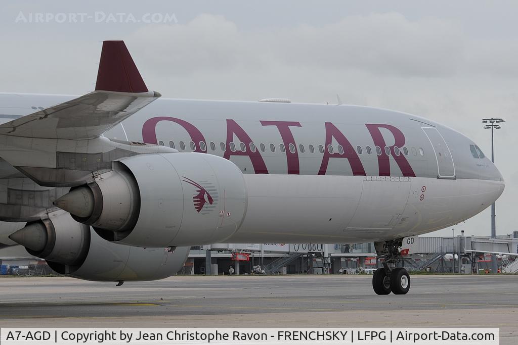 A7-AGD, 2007 Airbus A340-642X C/N 798, Qatar Airways