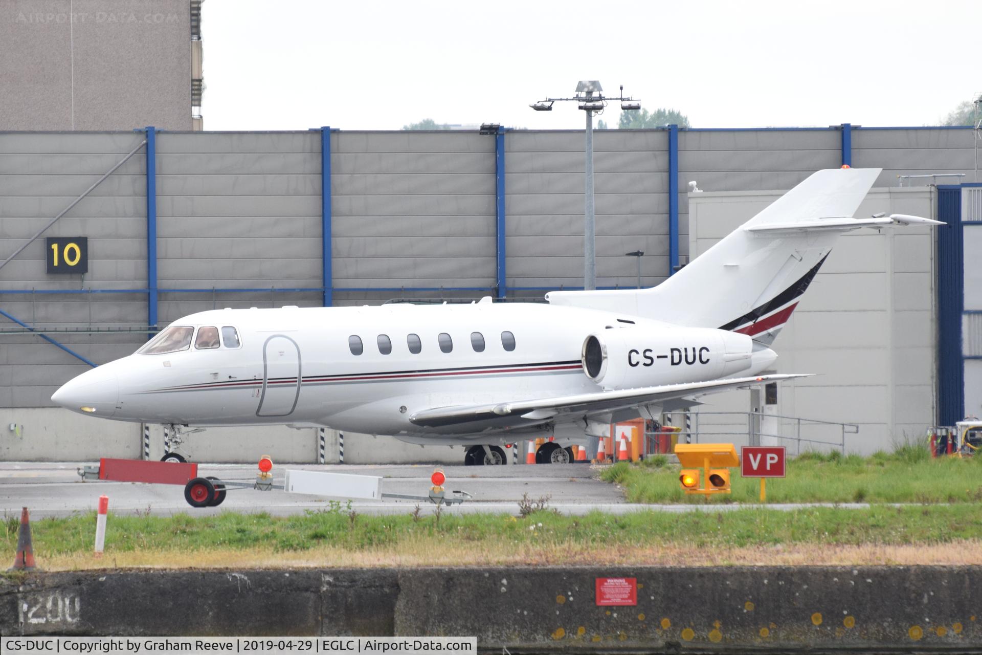 CS-DUC, 2008 Hawker Beechcraft 750 C/N HB-06, Departing from London City Airport.