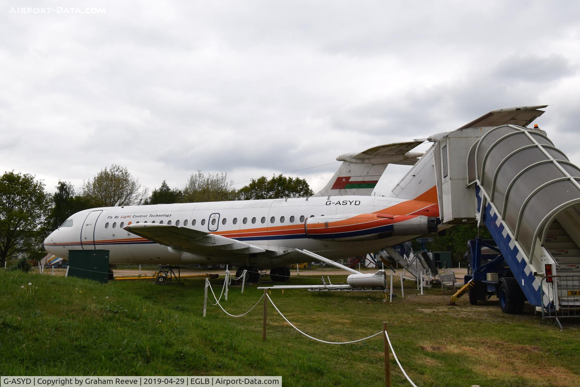 G-ASYD, 1965 BAC 111-475AM One-Eleven C/N BAC.053, On display at the Brooklands Museum.
