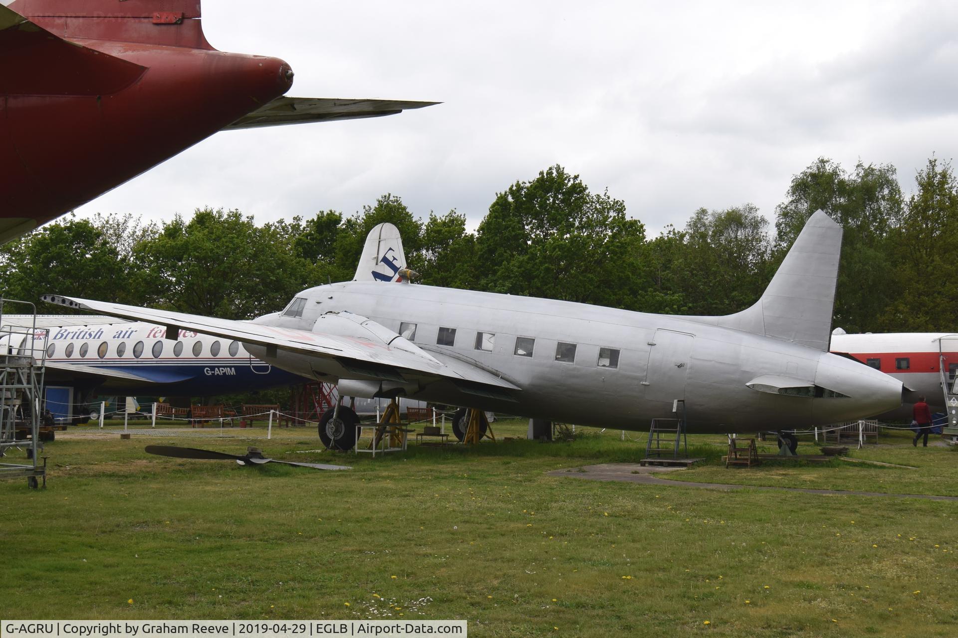 G-AGRU, 1946 Vickers 657 Viking 1 C/N 112, On display at the Brooklands Museum.