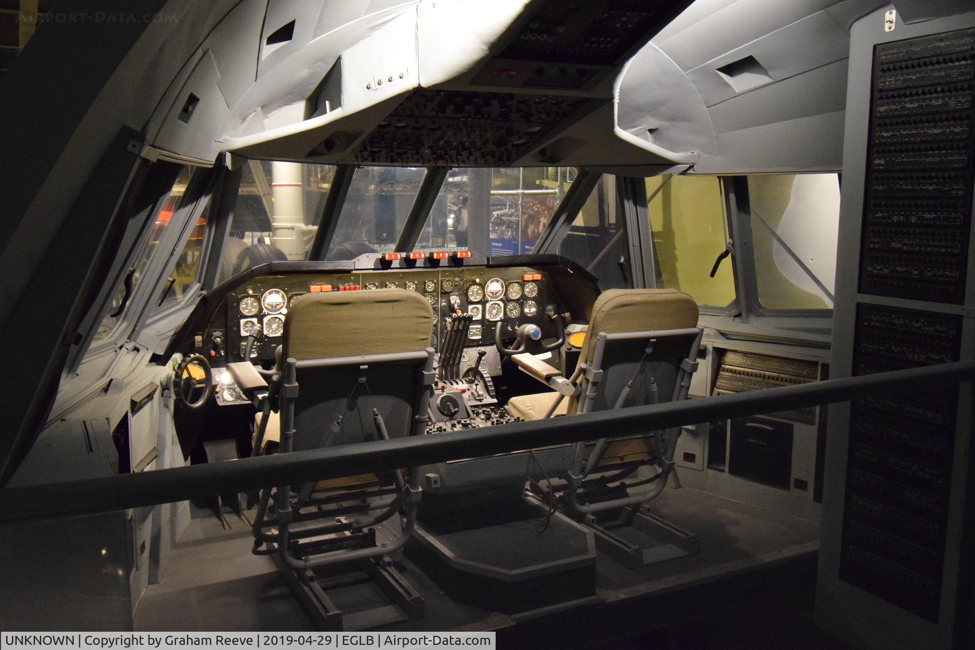 UNKNOWN, Airliners Various C/N Unknown, Vickers Vanguard cock pit on display at the Brooklands Museum.