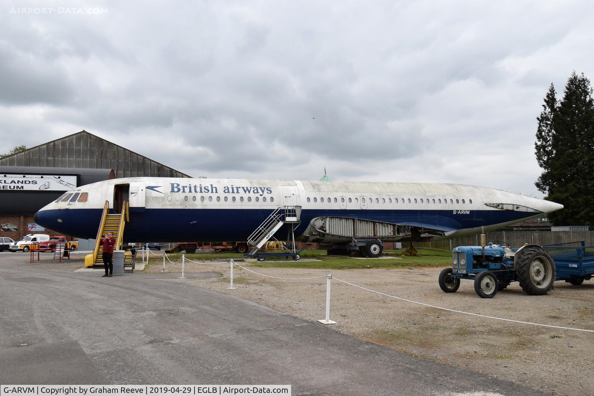 G-ARVM, 1964 Vickers VC10 Srs 1101 C/N 815, On display at the Brooklands Museum.
