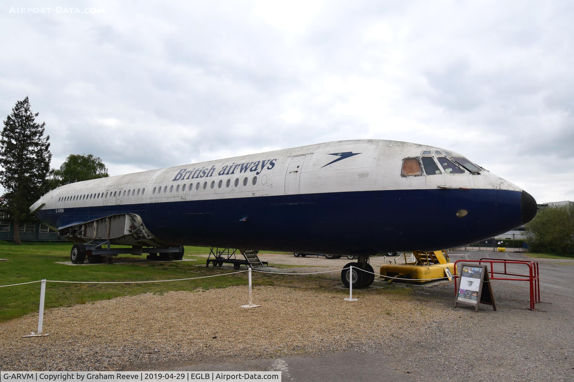 G-ARVM, 1964 Vickers VC10 Srs 1101 C/N 815, On display at the Brooklands Museum.