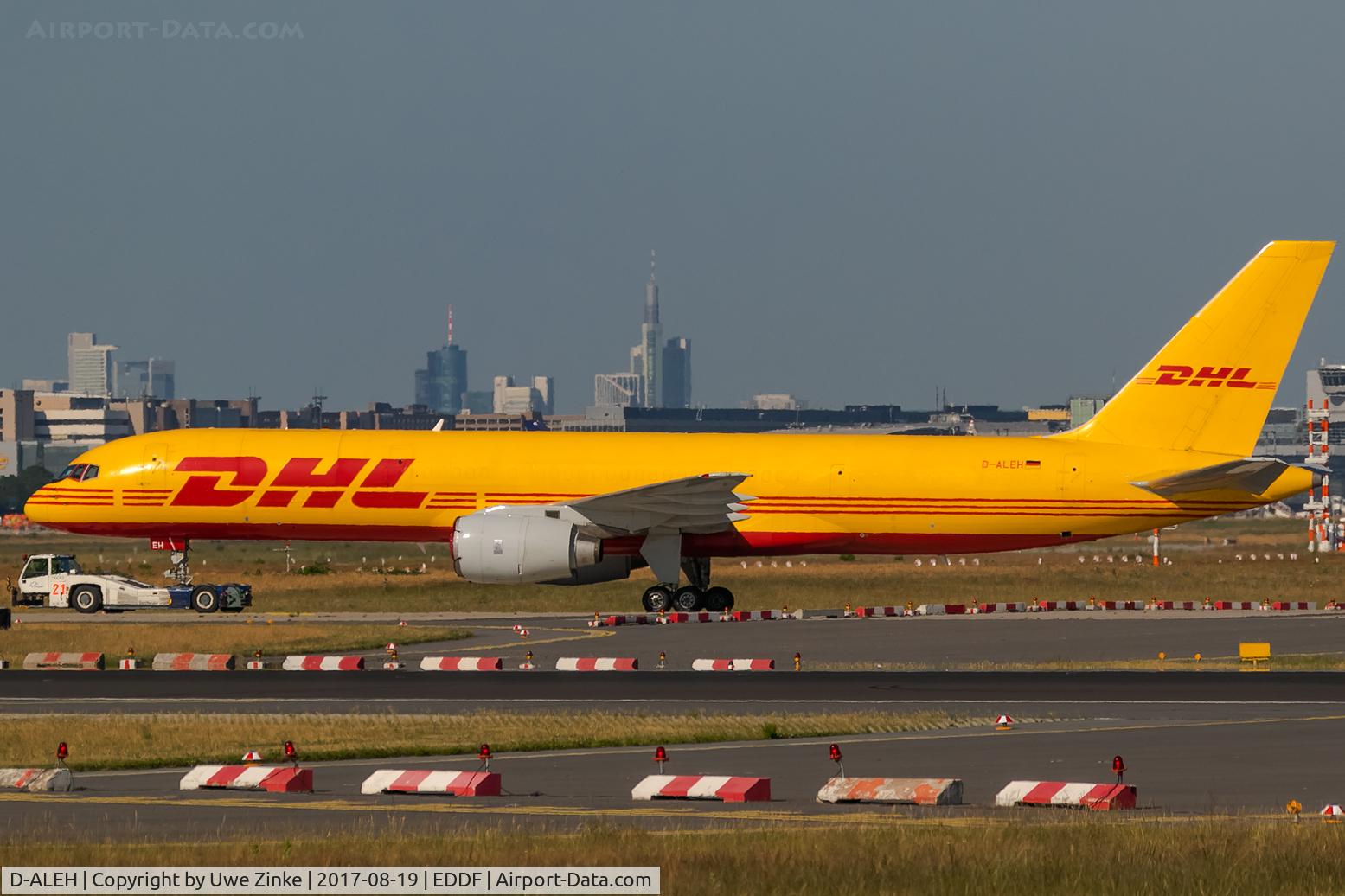 D-ALEH, 1986 Boeing 757-236/SF C/N 23492, evening