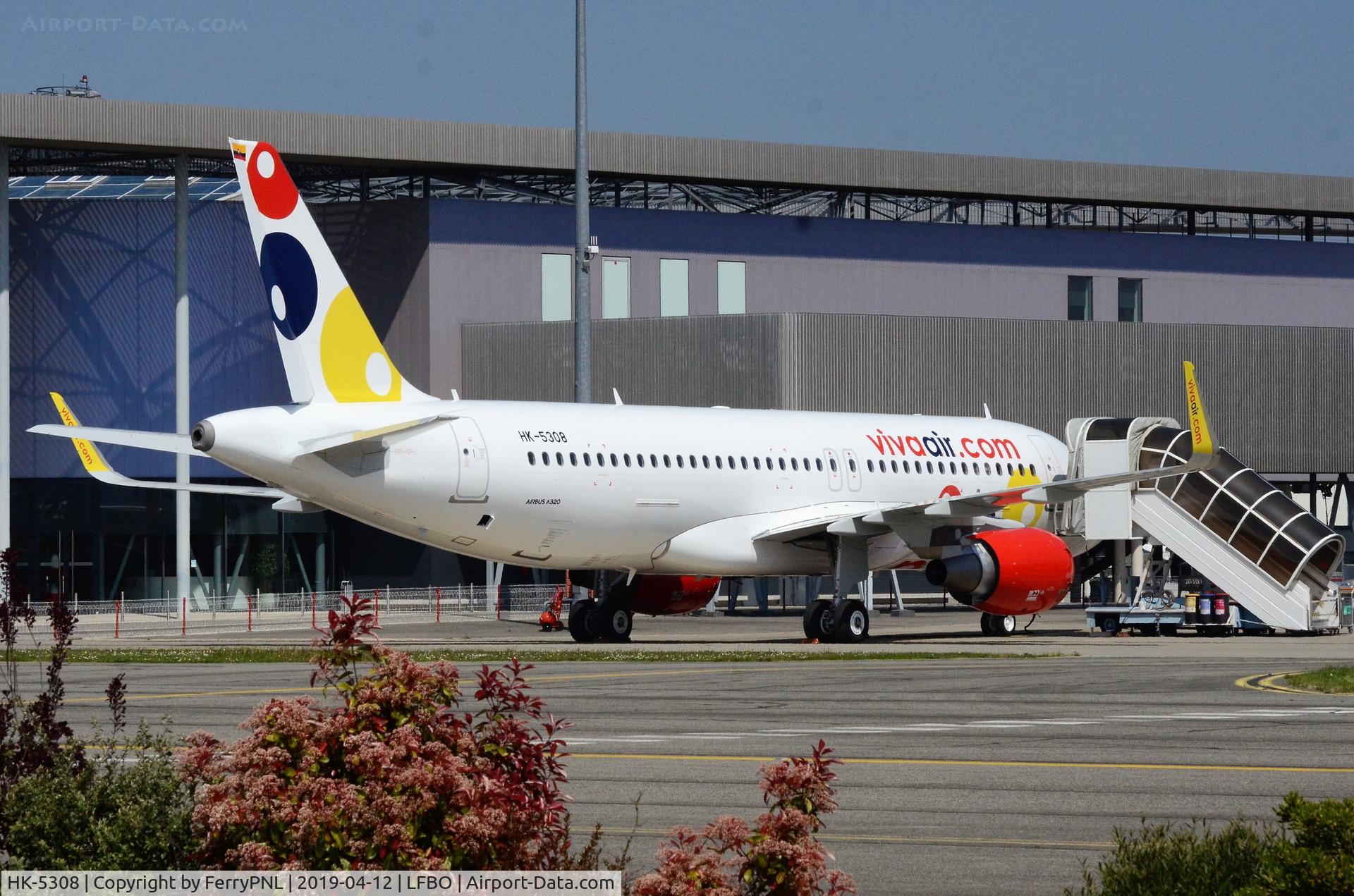 HK-5308, 2019 Airbus A320-214 C/N 8891, Viva Air A320 at the Airbus delivery centre a day before the delivery flight.