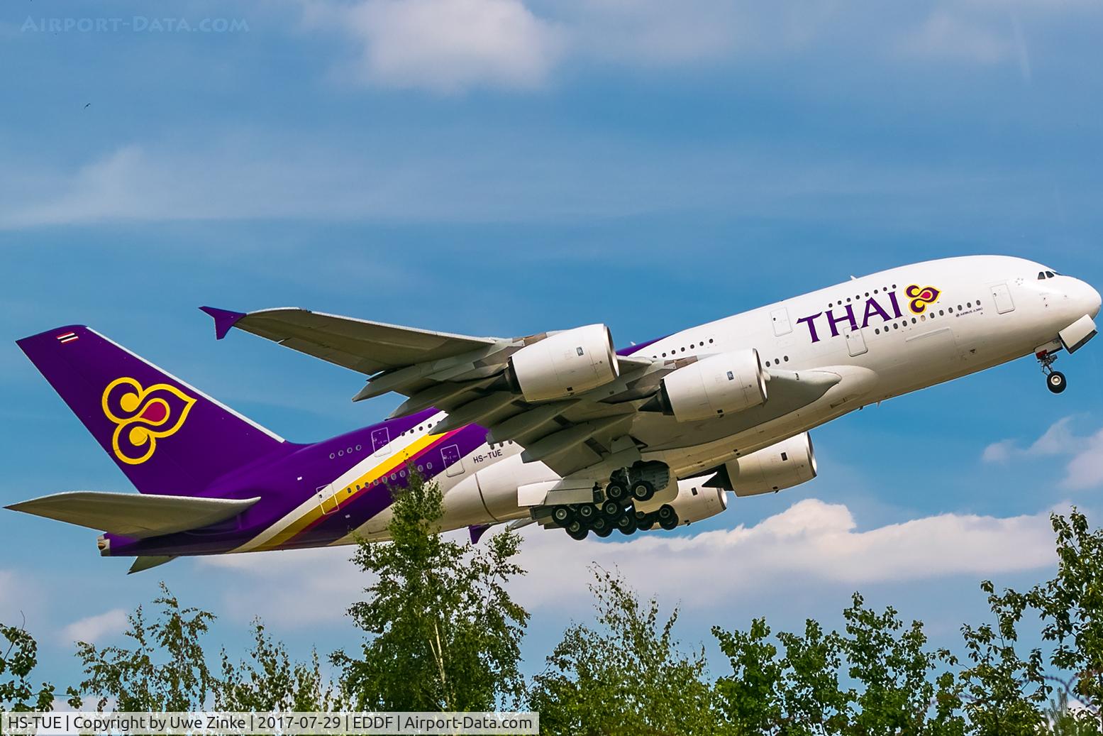 HS-TUE, 2013 Airbus A380-841 C/N 125, Rwy 18