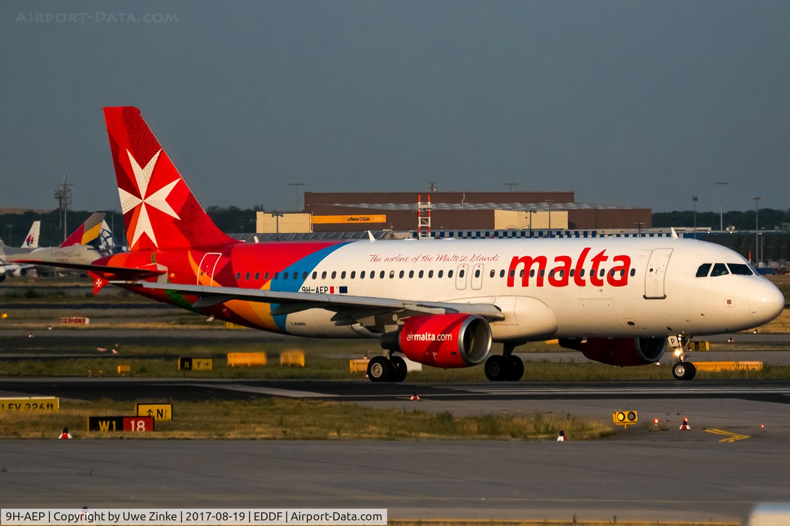 9H-AEP, 2007 Airbus A320-214 C/N 3056, Rwy 18
